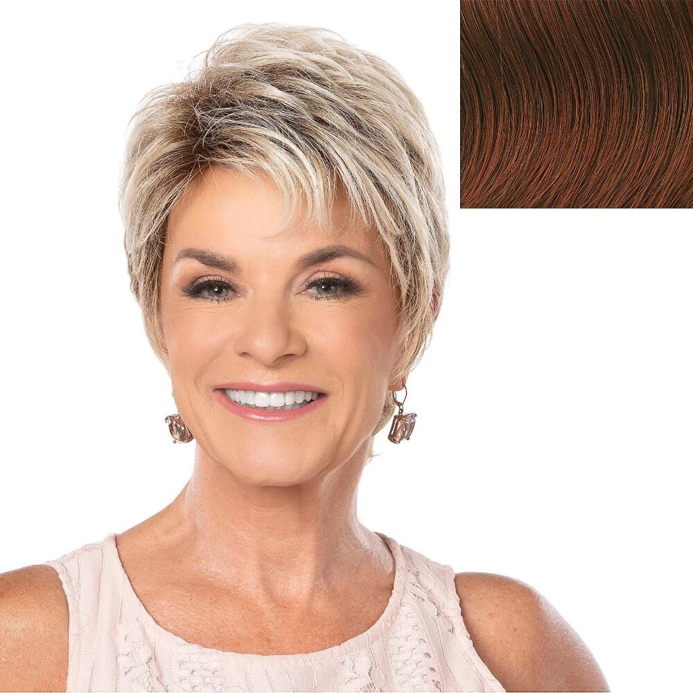 Toni Brattin Angelic Short Textured Wig- Dark Red Shade a673935